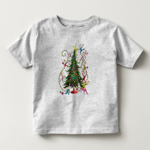 Klassischer Grinch   Weihnachtsbaum Kleinkind T-shirt
