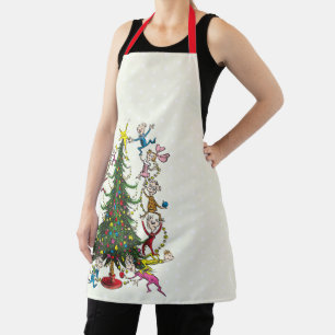 Klassischer Grinch Weihnachtsbaum Schürze