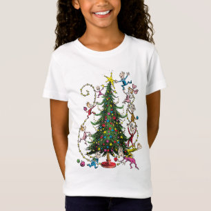Klassischer Grinch Weihnachtsbaum T-Shirt