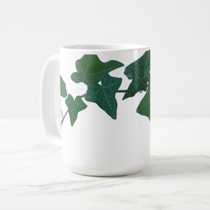 Klassischer grüner Englischer Efeu grüner botanisc Kaffeetasse