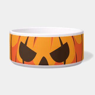 Klassischer Halloween-Kürbis Jack O Lantern Napf