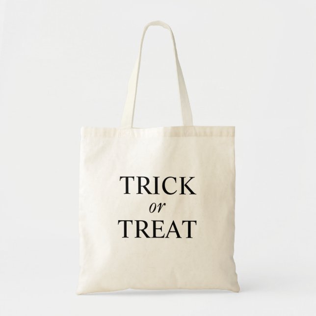 Klassischer Halloween Trick oder Treat Tragetasche (Vorne)