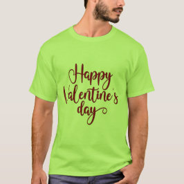 Klassischer Happy Valentine's Day Men's T - Shirt