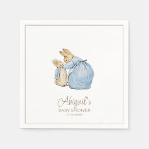Klassischer Hase Baby Shower Serviette