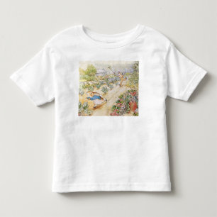 Klassischer Hase blaue Jacke Kleinkind T-shirt