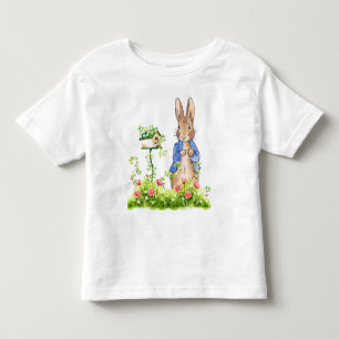 Klassischer Hase blaue Jacke Kleinkind T-shirt