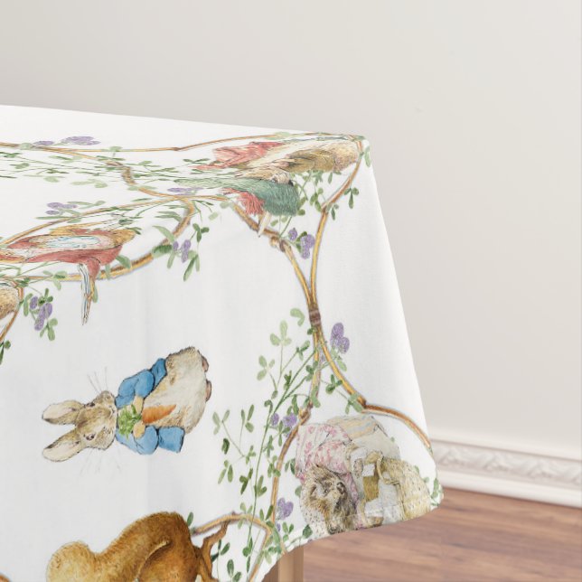 Klassischer Hase Geburtstag Tischdecke (Beispiel)