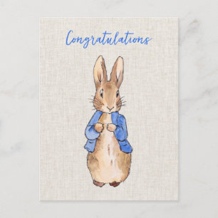 Klassischer Hase Kaninchen Gratulation Postkarte