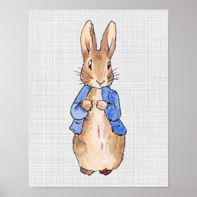 Klassischer Hase Poster (Vorne)