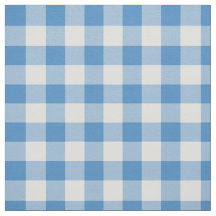 Klassischer hellblauer und weißer Gingham kariert