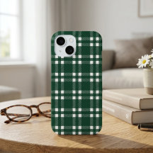 Klassischer Heritage-Waldgrüner Karo-Tartan