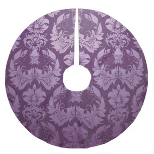 Klassischer Hintergrund: Nahtloses Vintages Design Polyester Weihnachtsbaumdecke