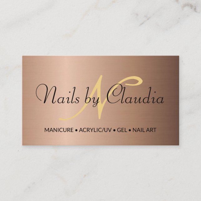 Klassischer holografischer Glitzer Visitenkarte (Vorderseite)