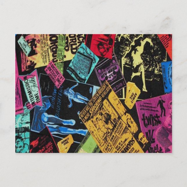 Klassischer Horror Postkarte (Vorderseite)