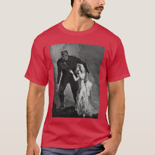 Klassischer Horrorfilm-Monster-Vintage-Halloween-F T-Shirt