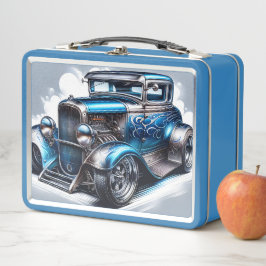Klassischer Hot Rod Metall Brotdose