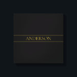 Klassischer, individuell anpassbarer Gold Text & Z Leinwanddruck<br><div class="desc">Ihr individuelle Name oder Ihre Marke.</div>