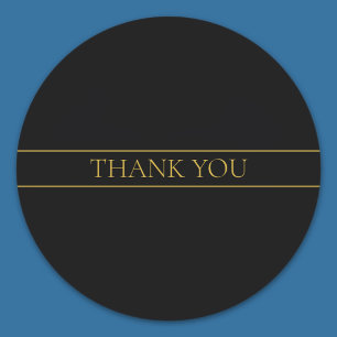 Klassischer, individuell anpassbarer Gold Text & Z Runder Aufkleber