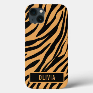 Klassischer Individuelle Name Tiger Tierdruckmuste Case-Mate iPhone Hülle