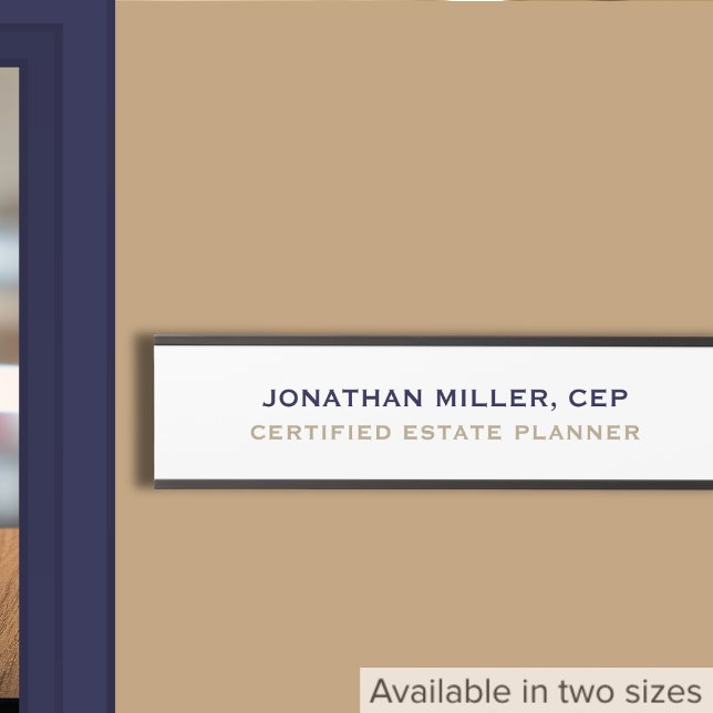 Klassischer Individuelle Name Türschild (Von Creator hochgeladen)