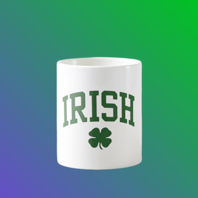 Klassischer Irischer Stolz Shamrock - St. Patrick' Kaffeetasse (Von Creator hochgeladen)