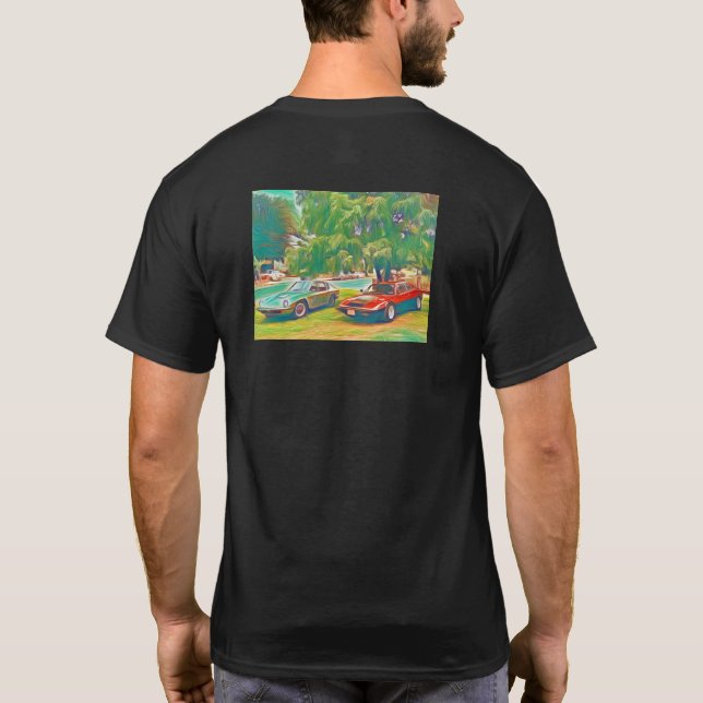 Klassischer italienischer exotischer T-Shirt (Rückseite)