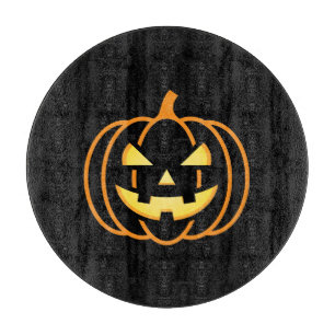 Klassischer Jack-O'-Lantern Halloween Schneidebrett