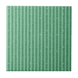 Klassischer Jadegrün-Glitter-Stil mit vertikalen S Fliese