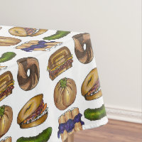 Klassischer Jüdischer Deli Foods Bagel Lox Knish B