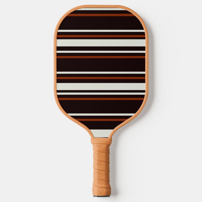 Klassischer Kaffee Brown Pickleball Schläger (Vorderseite)