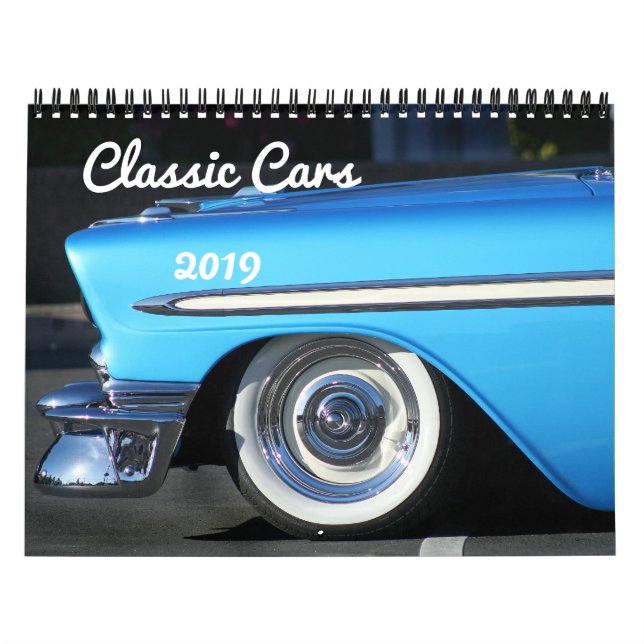 Klassischer Kalender der Auto-2019 (Titelbild)