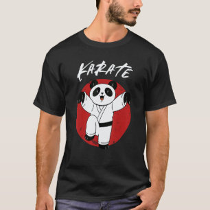 Klassischer Karate-Panda T-Shirt