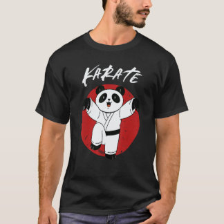 Klassischer Karate-Panda T-Shirt