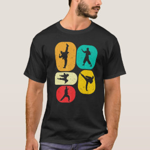 Klassischer Karate-Vintage-Retro-Kampfsport-Traine T-Shirt