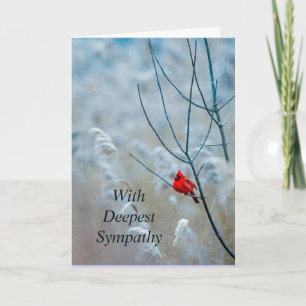 Klassischer Kardinal Red Bird Weihnachten ermutige Karte
