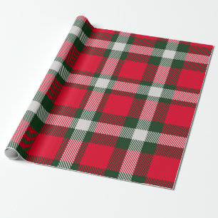 Klassischer karierter Tartan Nahtloses Design Hint Geschenkpapier