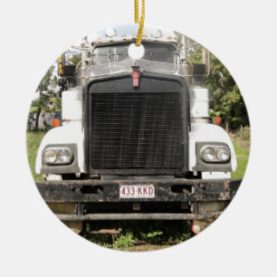 Klassischer Kenworth LKW Keramikornament
