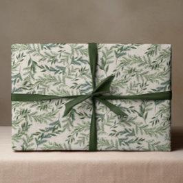 Klassischer Kiefernwald am Weihnachtsfeiertag Geschenkpapier