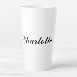 Klassischer Late-Tasse mit Ihrem personalisierten Milchtasse