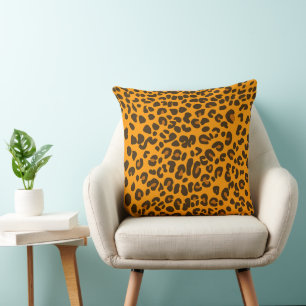 Klassischer Leopard Print - Tan Brown Animal Muste Kissen