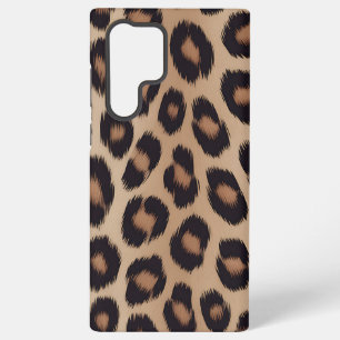Klassischer Leoparden-Tierdruck Brauner Gepard Samsung Galaxy Hülle