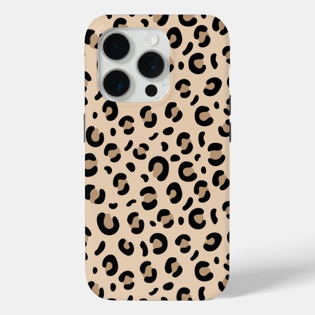 Klassischer Leopardendruck-Handyhülle Stilvoller T Case-Mate iPhone Hülle (Rückseite)