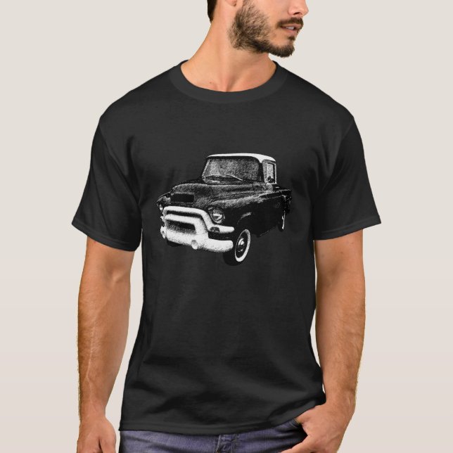 Klassischer Lieferwagen 1956 GMC T-Shirt (Vorderseite)