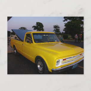 klassischer LKW Postkarte