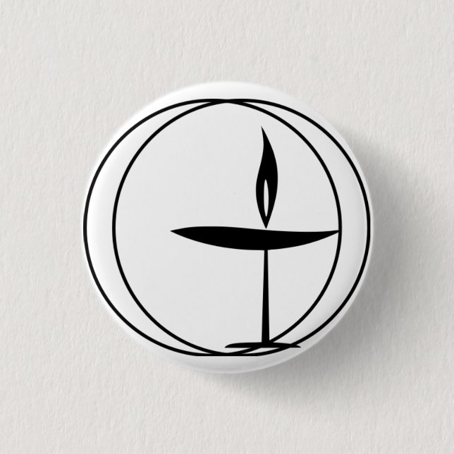 Klassischer "lodernder Chalice " Button (Vorderseite)