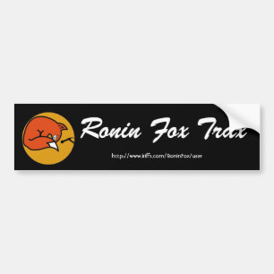 Klassischer Logo-Autoaufkleber Ronin Fox Trax Autoaufkleber