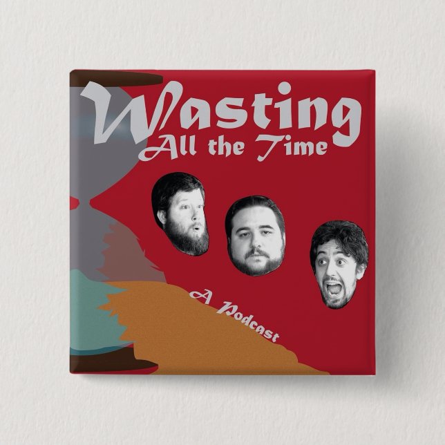 Klassischer Logo-Knopf Button (Vorderseite)