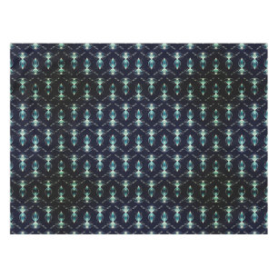 Klassischer Look von blauen Edelsteinen mit glühen Tischdecke