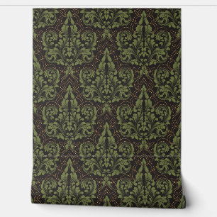 Klassischer Luxus, altmodisches Damast-Ornament Tapete