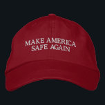 Klassischer Make America Safe wieder bestickter Hu Bestickte Baseballkappe<br><div class="desc">Diese "großartige" Sache scheint nicht so gut zu funktionieren. Diese Vintage abgenutzte Anti-Maga-politische Opposition war mit den Worten "MAKE AMERICA SAFE AGAIN" bestickt,  aber auch für Sie in Versuchung,  diese Worte zu ändern,  was Sie wollen,  so lange wie es passt.</div>